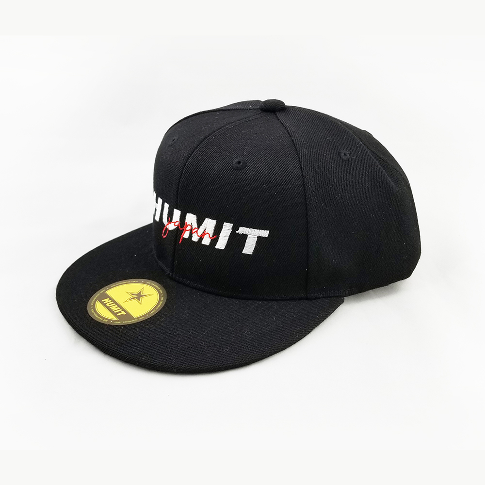 HUMIT ロゴ 刺繍ベースボールキャップ ブラック